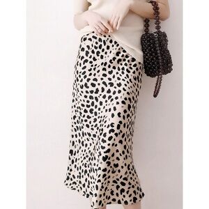 Animal Print Midi Skirt Size Small